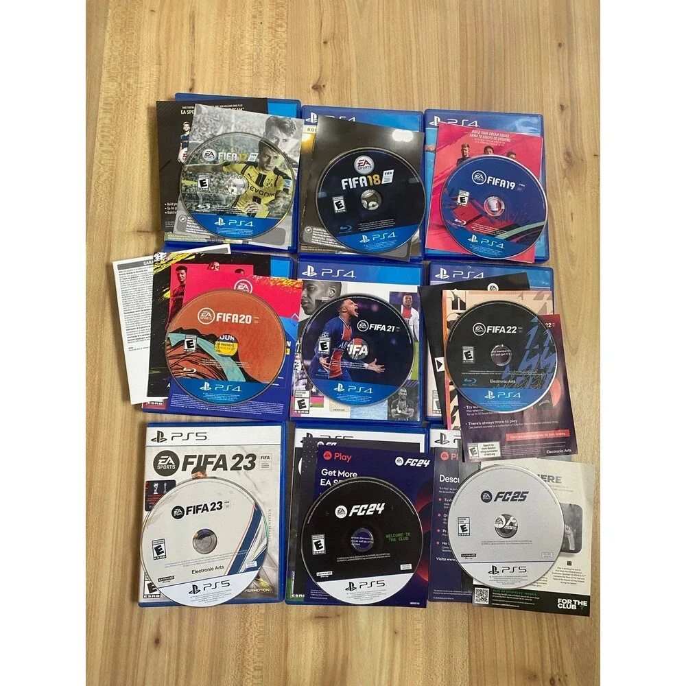 FIFA FC PS4 PS5 9 games Soccer Futbol FIFA 17- FC 2025 World Cup Mundial EA